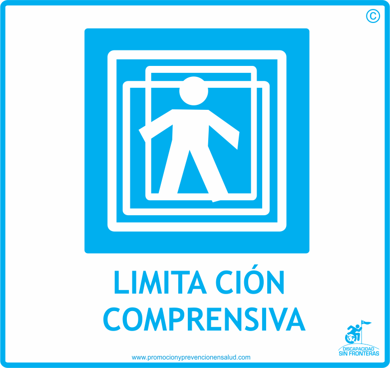 logos discapacidades limitacion comprensiva discapacidad sin fronteras
